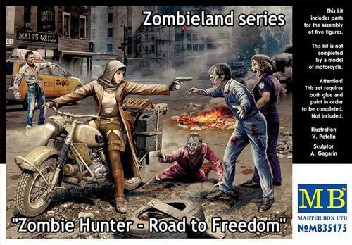 Master Box Ltd. MB35175 Zombie Hunter-Road to Freedom.Zombieland