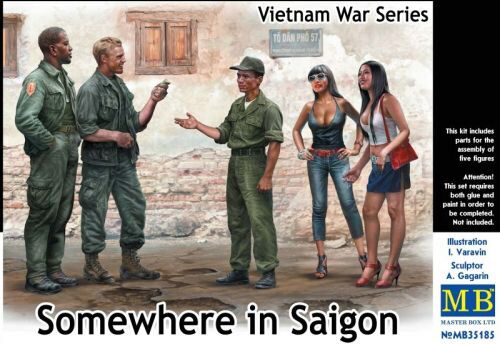 Master Box Ltd. MB35185 Somewhere in Saigon,Vietnam War Series