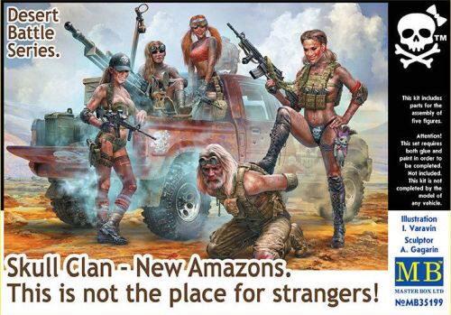 Master Box Ltd. 35199 Desert Battle Series. Skull Clan - New Amazons