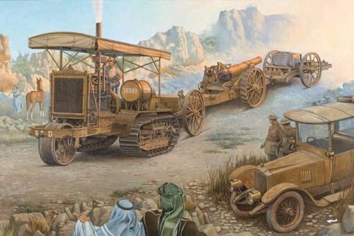Roden 814 Holt 75 Artillery Tractor w/BL 8-inch Howitzer