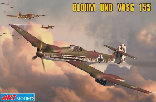 Art Model ART7202 Blohm & Voss 155V2 WWII Ger. interceptor