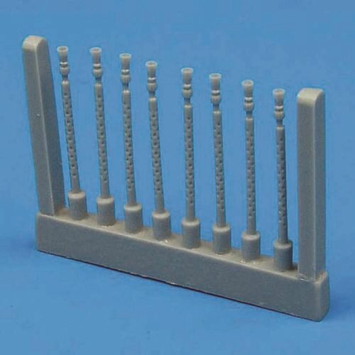 Quickboost QB72 017 Lancaster gun barrels round perforated Für Hasegawa Bausatz.