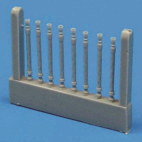 Quickboost QB72 021 Lancaster gun barrels oval perforated Für Hasegawa Bausatz.