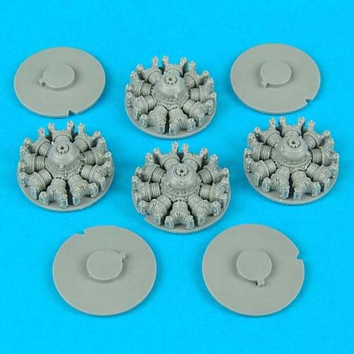 Quickboost QB72 049 B-17 engines (for Academy) für Academy Bausatz