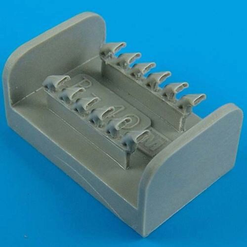 Quickboost QB72 096 P-40M/N exhaust für Academy Bausatz