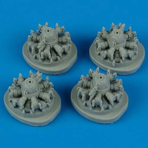 Quickboost QB72 140 B-24D Liberator engines für Hasegawa Bausatz