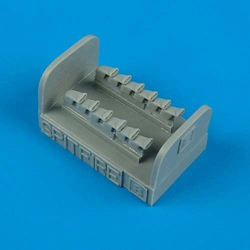 Quickboost QB72 168 Spitfire Mk.IX exhausts - fishtall für Hasegawa Bausatz