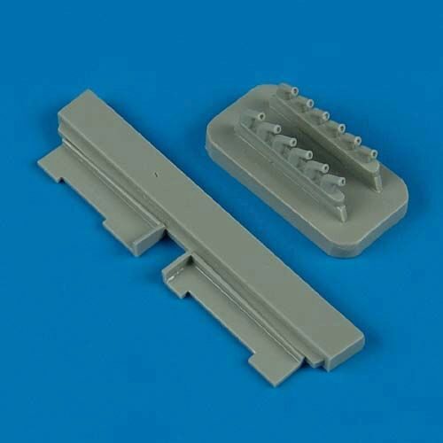 Quickboost QB72 280 P-51B/C Mustang exhaust for Hasegawa