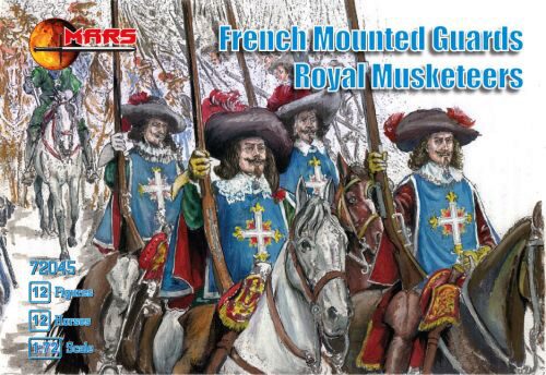 Mars Figures MS72045 French mounted guards, Royal Musketeers
