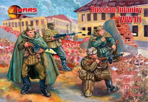 Mars Figures MS72115 WWII Russian infantry