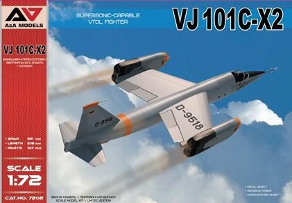 Modelsvit AAM7202 VJ101C-X2 Supersonic-capable VTOL fighte