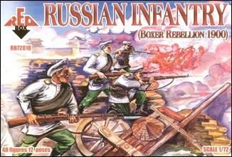 Red Box RB72018 Russian Infantry, Boxer Rebellion 1900