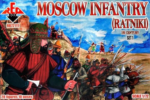 Red Box RB72111 Moscow Infantry (ratniki)16 cent.,Set 1