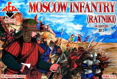 Red Box RB72112 Moscow infantry(ratniki)16 cent.,Set 2