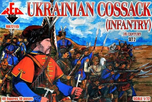 Red Box RB72115 Ukrainian Cossack(infantry)16 cent.Set2