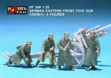 Hobby Fan HF548 German Eastern Front FH18 gun crew(1) 4F