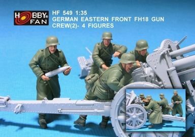 Hobby Fan HF549 German eastern front FH18 gun crew(2)-4F