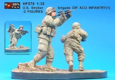 Hobby Fan HF578 U.S. Stryker brigade(1) infantry- 2 Fig.