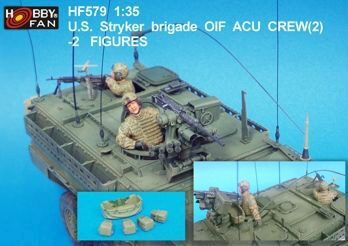 Hobby Fan HF579 U.S. Stryker brigade OIF ACU Crew(2)-2F.