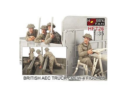 Hobby Fan HF726 British AEC Truck crew- 4 Figures