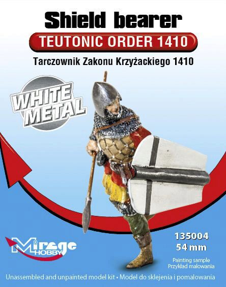 Mirage Hobby 135004 Shield Order"Teutonic Order1410 WhiteMet