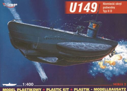 Mirage Hobby 40026 Deutsches U-Boot U 149 Typ IID