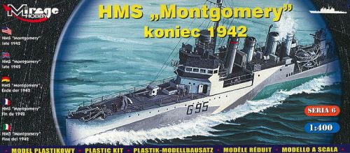 Mirage Hobby 40607 HMS 'Montgomery' late 1942