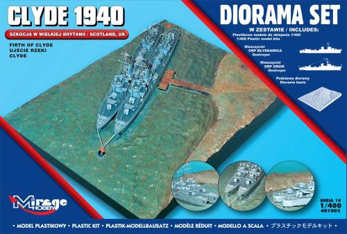 Mirage Hobby 401002 Clyde 1940 Diorama Set (Scotland,Firth of Clyde)
