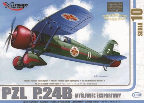 Mirage Hobby 48104 PZL P-24 B Jastreb Exportversion mit Resin- und Fotoätzteilen