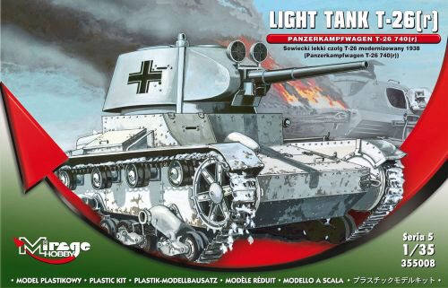 Mirage Hobby 355008 Light Tank T-26(r) Panzerkampfwagen T-26 740(r)  Serie 5