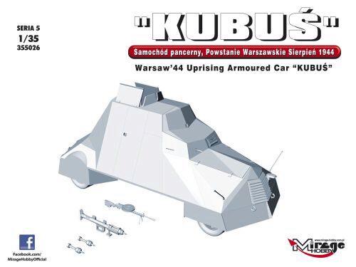 Mirage Hobby 355026 KUBUS Warsaw´44 Uprising Armoured Car