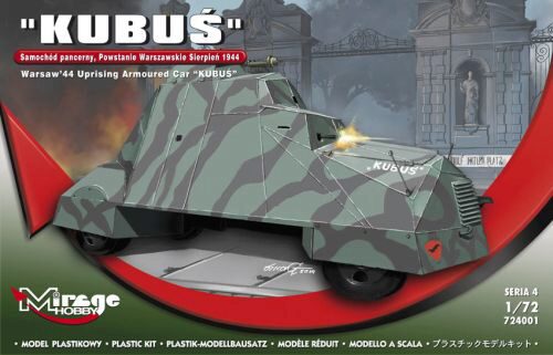 Mirage Hobby 724001 KUBUS (Warsaw'44 Uprising Armoured Car)