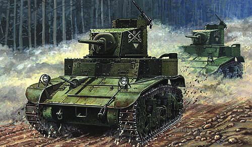 Mirage Hobby 726070 M3 US Light Tank 'First Hundred'