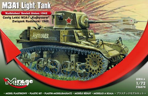 Mirage Hobby 726074 M3A1 Light Tank 'Kuibishev' Sov. Union
