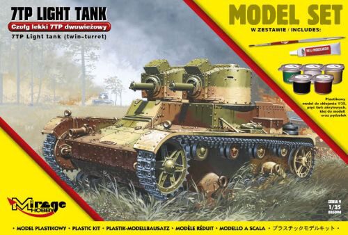 Mirage Hobby 835094 7TP Light Tank "Twin Turret"(Model Set)