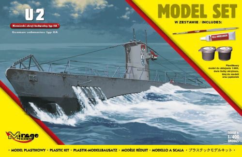 Mirage Hobby 840065 U2(German Submarine WWII typeIIA(ModelSe