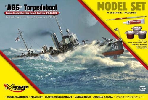 Mirage Hobby 845091 A86 German Torpedoboot (Model Set)