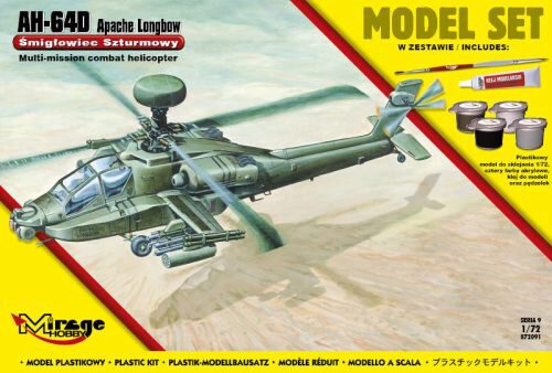 Mirage Hobby 872091 AH-64D APACHE Longbow (Model Set)