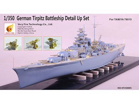 Very Fire VF350005 German Tripitz Battleship Detail Up Set (for 78015 TA)