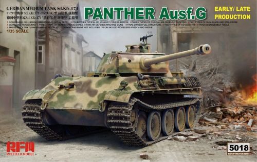Rye Field Model RM-5018 Panther Ausf.G Early/Late productions