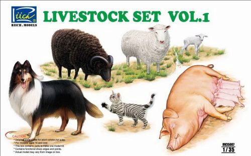 Riich Models RV35007 Livestock Set Vol.1