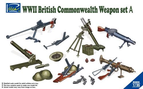 Riich Models RE30010 WWII British Commenwealth Weapon Set A