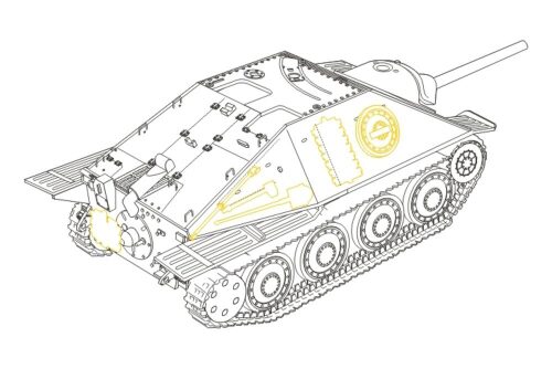 CMK 8010 Hetzer G-13 Swiss post-war version für Tamiya-Bausatz