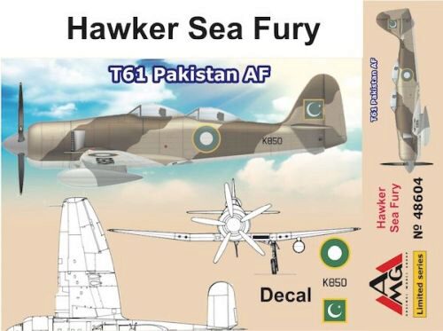 AMG AMG48604 Hawker Sea Fury T61 Pakistan AF