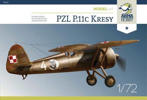 Arma Hobby 70017 PZL P.11c Kresy Model Kit
