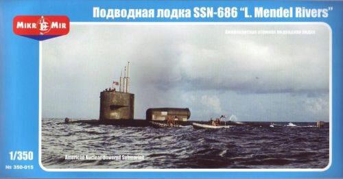 Micro Mir  AMP MM350-015 U.S.nuclear-powered submarine SSN-686 MR