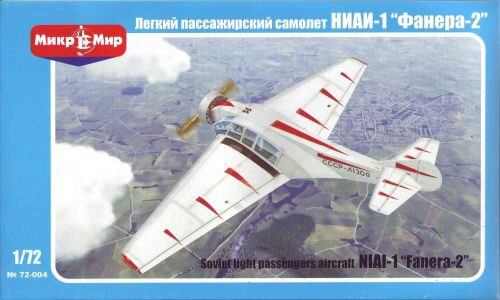 Micro Mir  AMP MM72-004 NIAI-1 Fanera-2 Soviet light passenger a