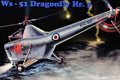 Micro Mir  AMP AMP48004 WS-51 Dragonfly Hr.3 Royal Navy