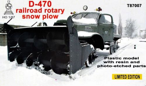ZZ Modell ZZ-T87007 D-470 Railroad rotary snow plow Bausatz