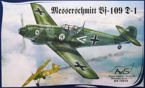 Avis AV72010 Me Bf-109 D-1 WWII German fighter